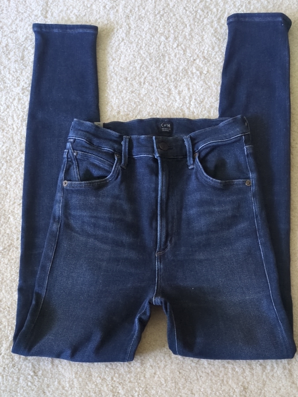 Citizens Of Humanity Womans Skinny Dark Blue Jeans - Picture 3 of 12